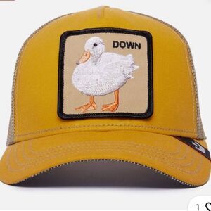 Goorin Bros Animal Trucker Baseball SnapbackHat Down Duck You Sucker Yellow Nwt